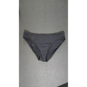 Anne Klein Solid Black Bikini Bathing Suit Bottom Size 12 Womens